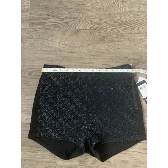 GUESS Women's Ultra‎ Curve Rhinestone Shorts - Size 30 - Black - NWT - Picture 6 of 13